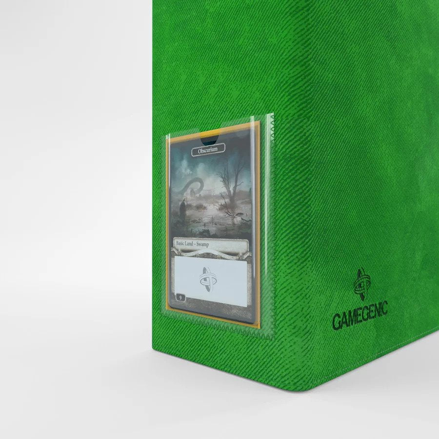 Green Gamegenic Prime Binder with Label slot