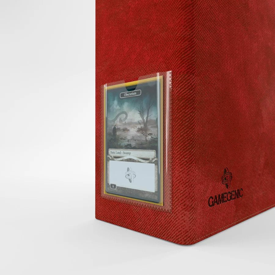 Red Gamegenic Prime Binder with Label slot