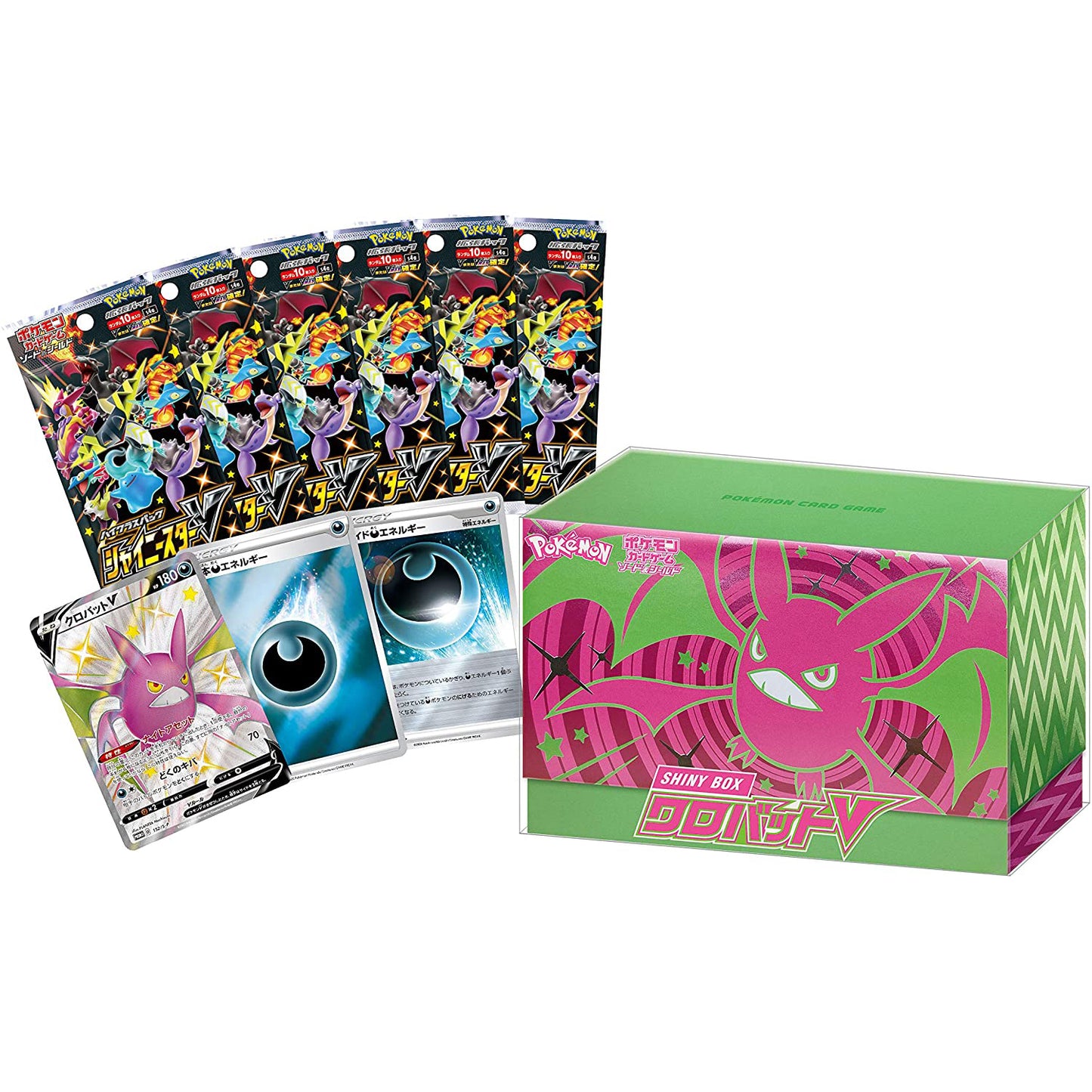 Japanese Pokemon SWSH Crobat V Shiny Box