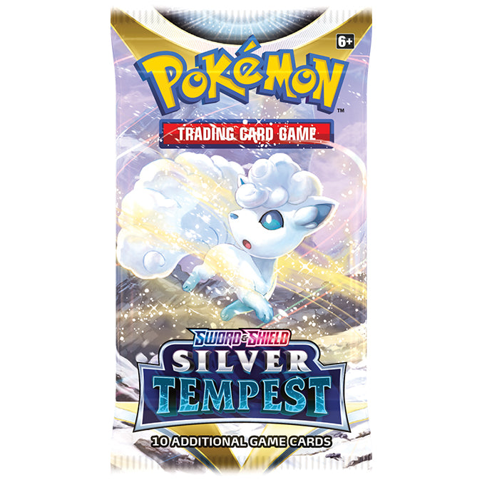 Pokemon Silver Tempest Booster Pack Alolan Vulpix Art