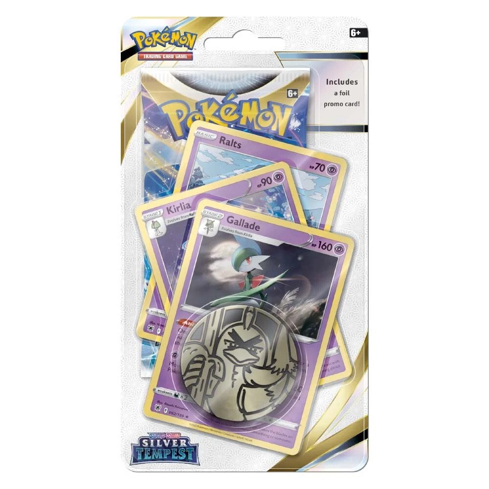 Pokemon Gallade Silver Tempest Premium Checklane Blister Pack