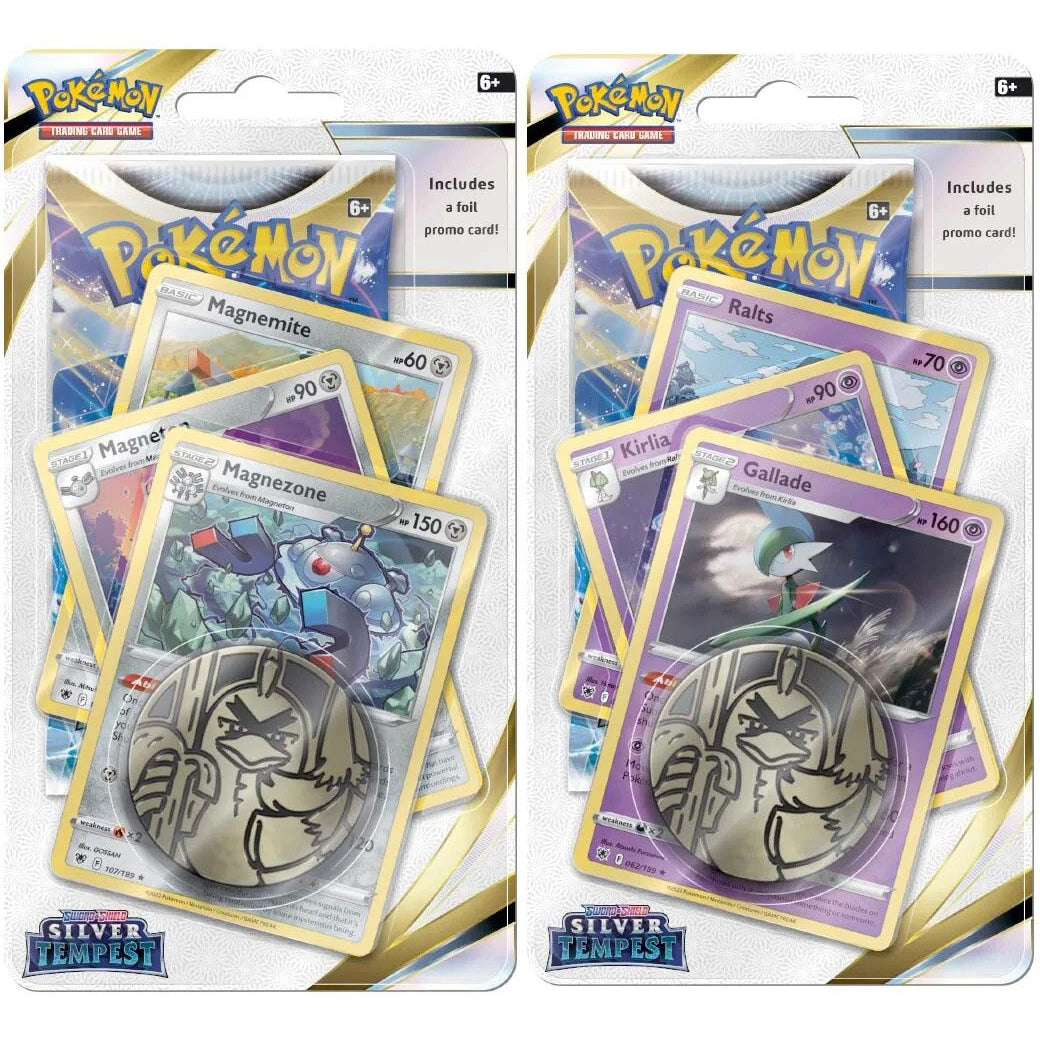 Pokemon Silver Tempest Premium Checklane Blister Pack Pair