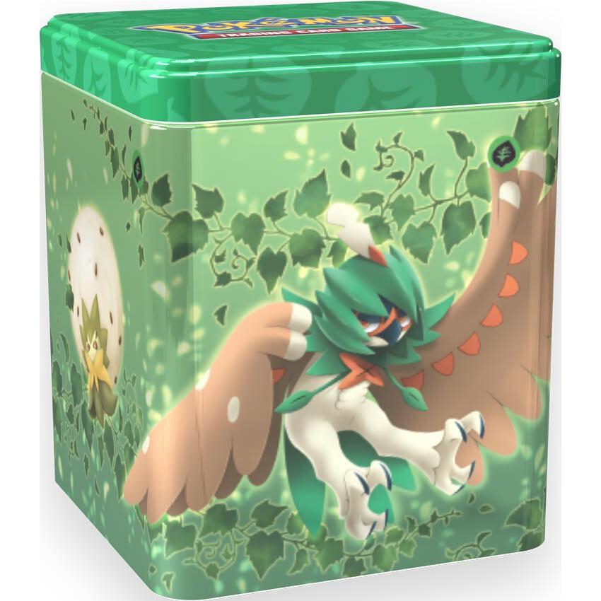 Pokemon Stacking Tin Grass