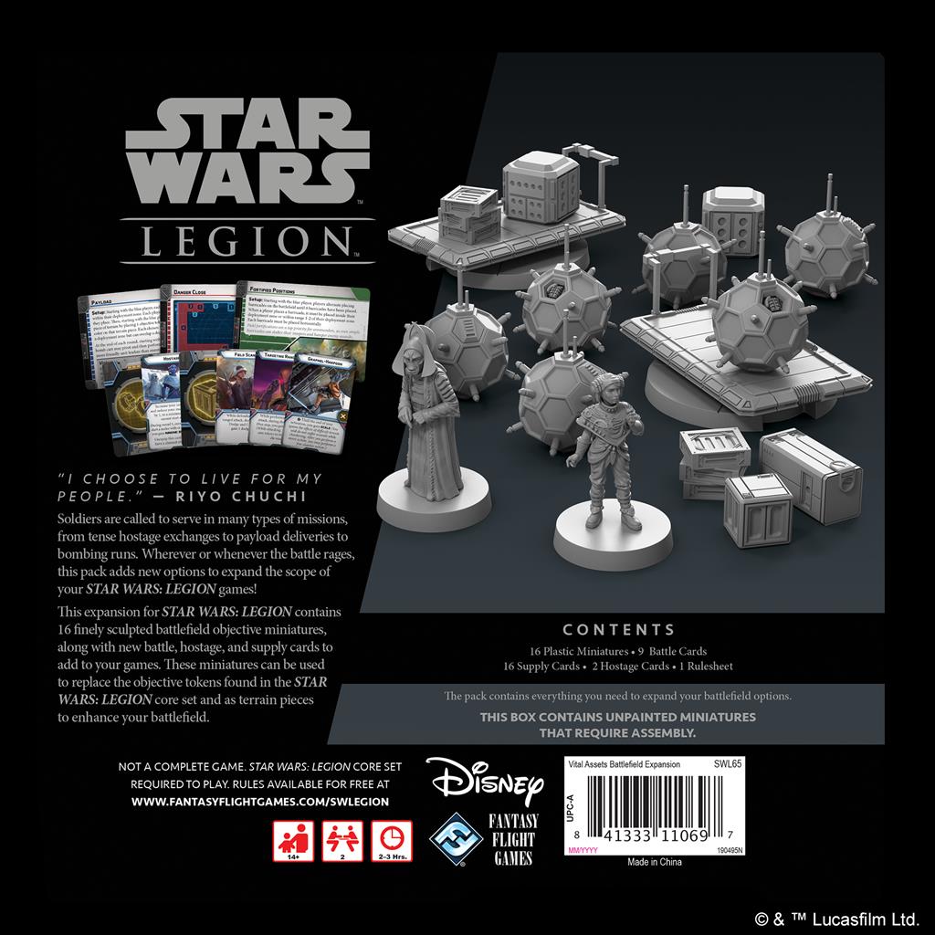 Star Wars Legion Vital Assets Battlefield Expansion Contents