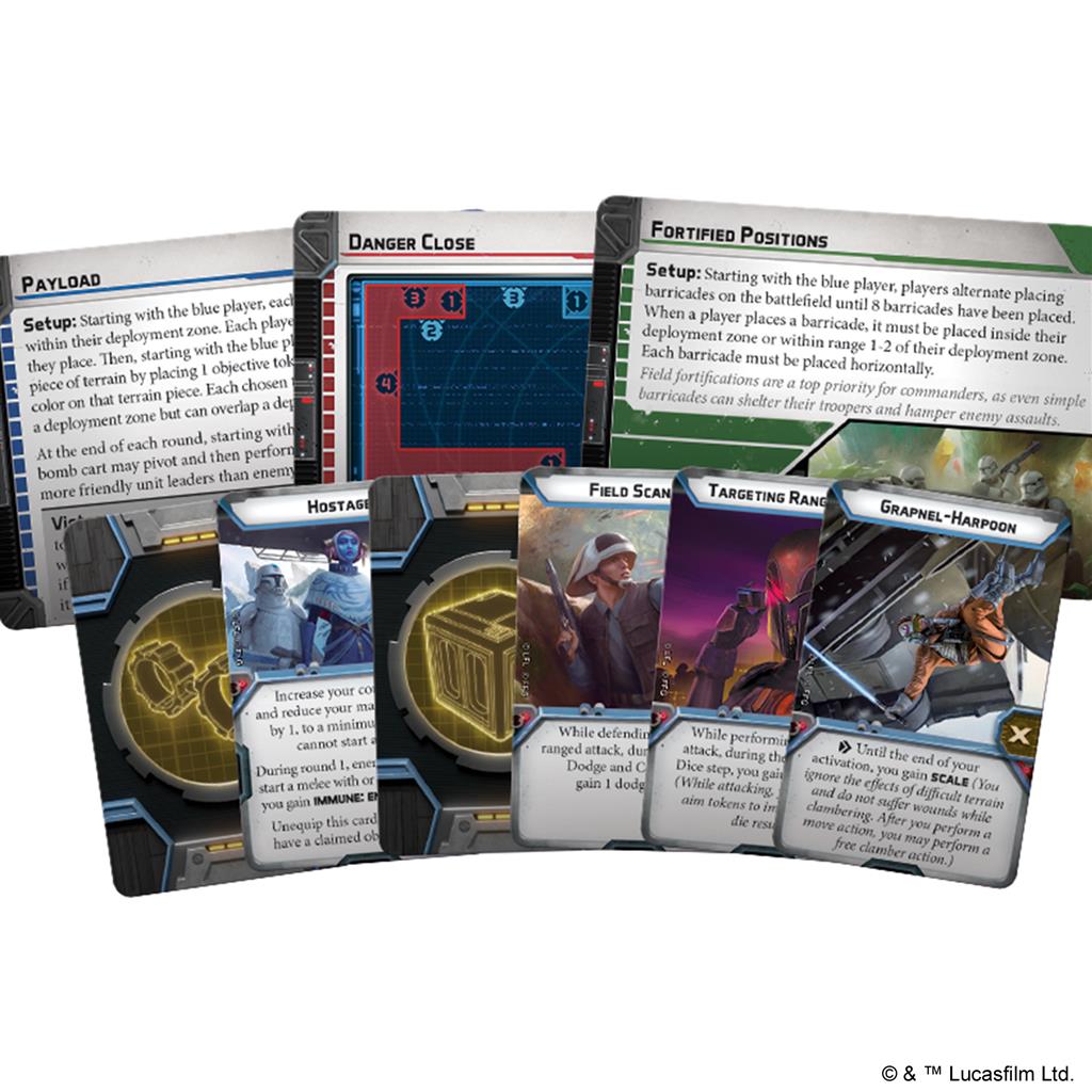 Star Wars Legion Vital Assets Battlefield Expansion Cards