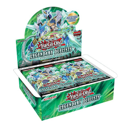 YuGiOh Legendary Duelists: Synchro Storm booster box 1st edition