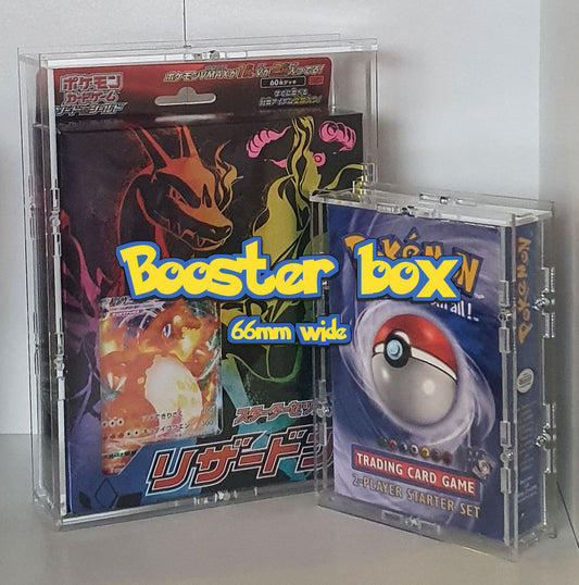 Pandora Case Acrylic Booster Box (66mm wide) Display For Pokemon