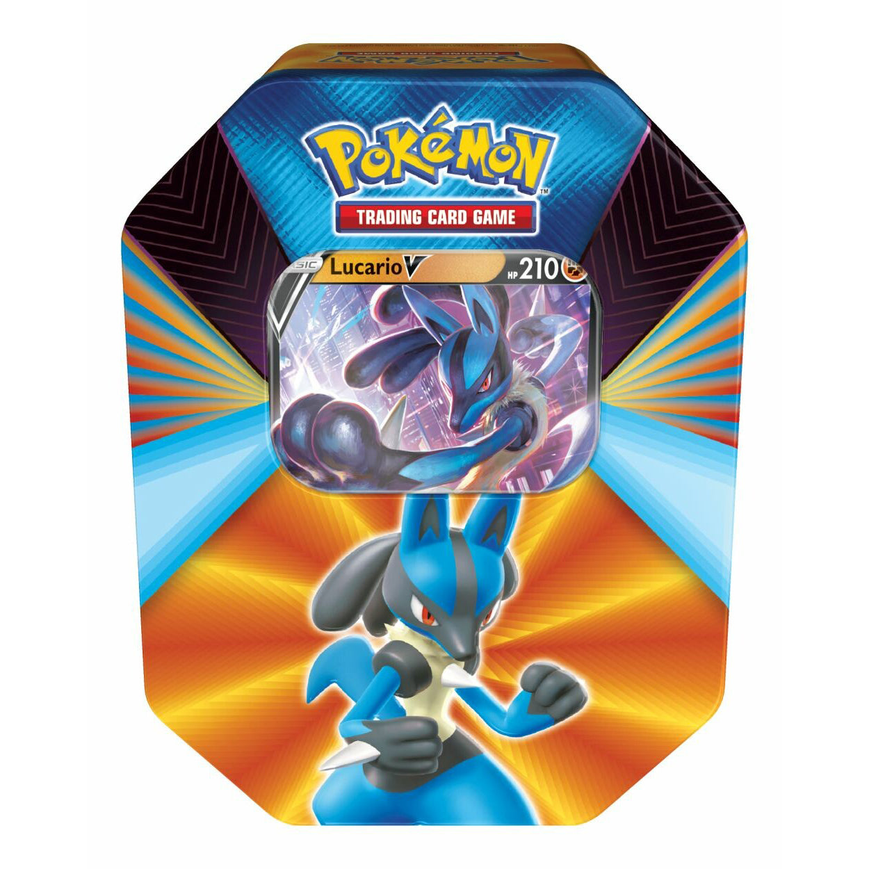 Pokemon Lucario V Forces Tin