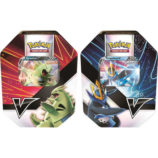 Pokemon V Strikers tin pair