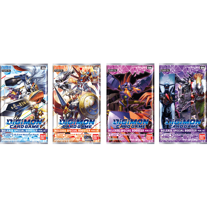 Digimon Ver 1.0 Booster Packs English