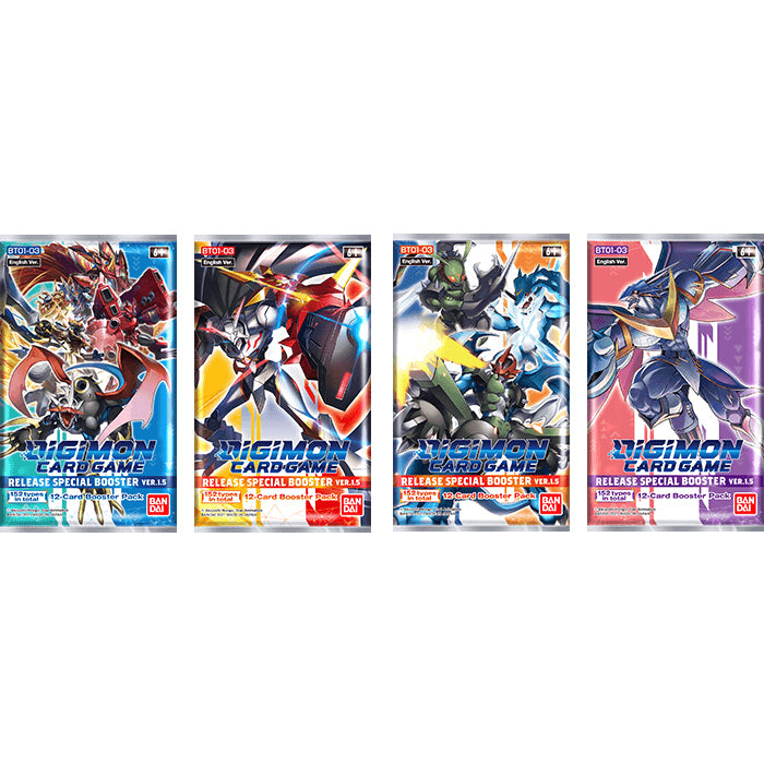 Digimon Ver 1.5 Booster Packs English