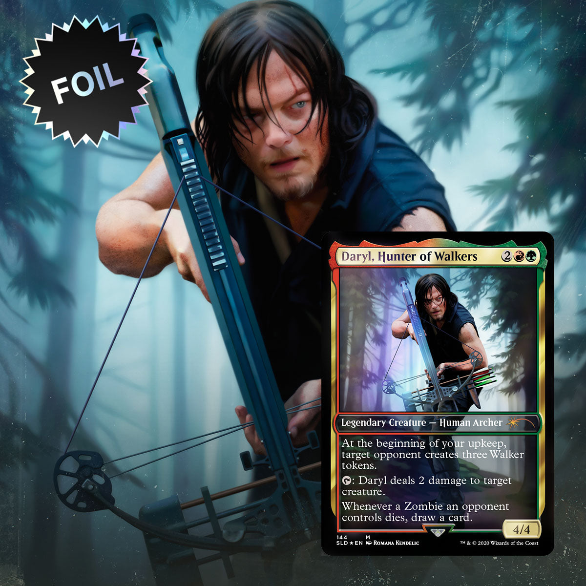 Magic The Gathering Secret Lair: The Walking Dead – Chief Cards