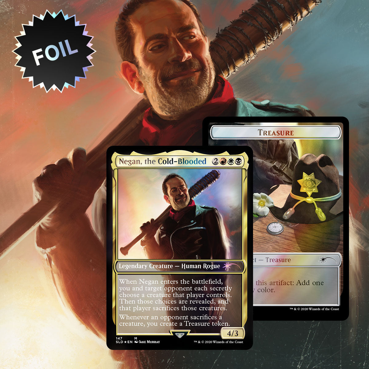 Magic The Gathering Secret Lair: The Walking Dead – Chief Cards