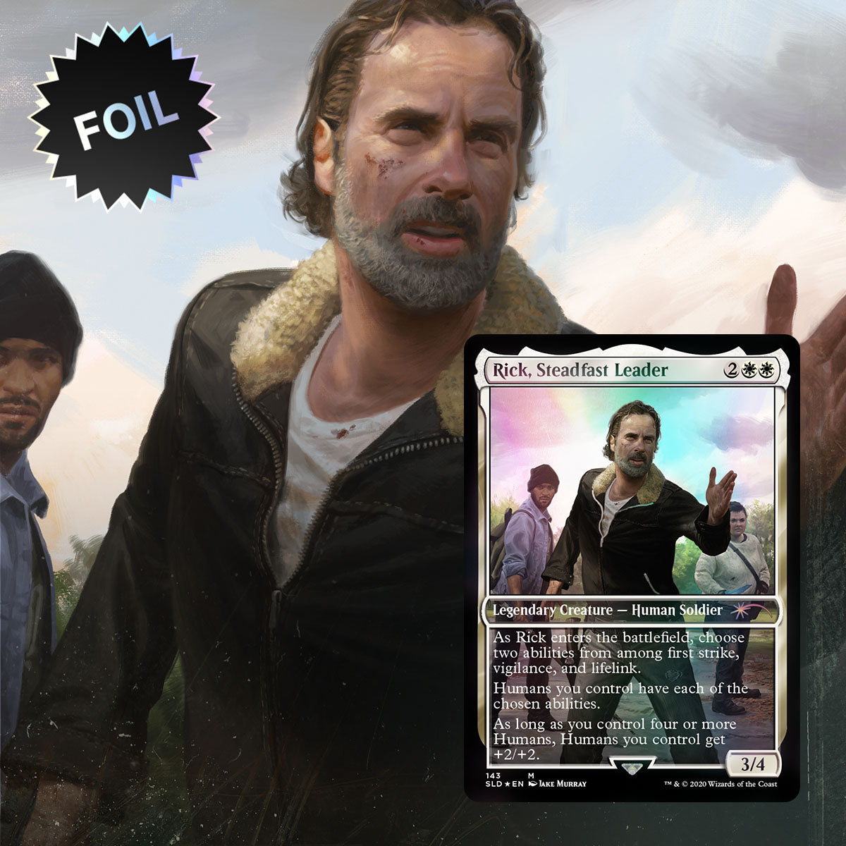 Magic The Gathering Secret Lair: The Walking Dead – Chief Cards