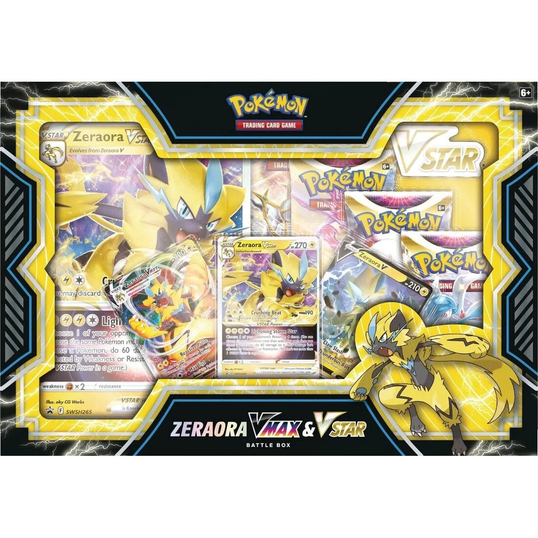 Pokemon Zeraora VMAX & VSTAR Battle Box